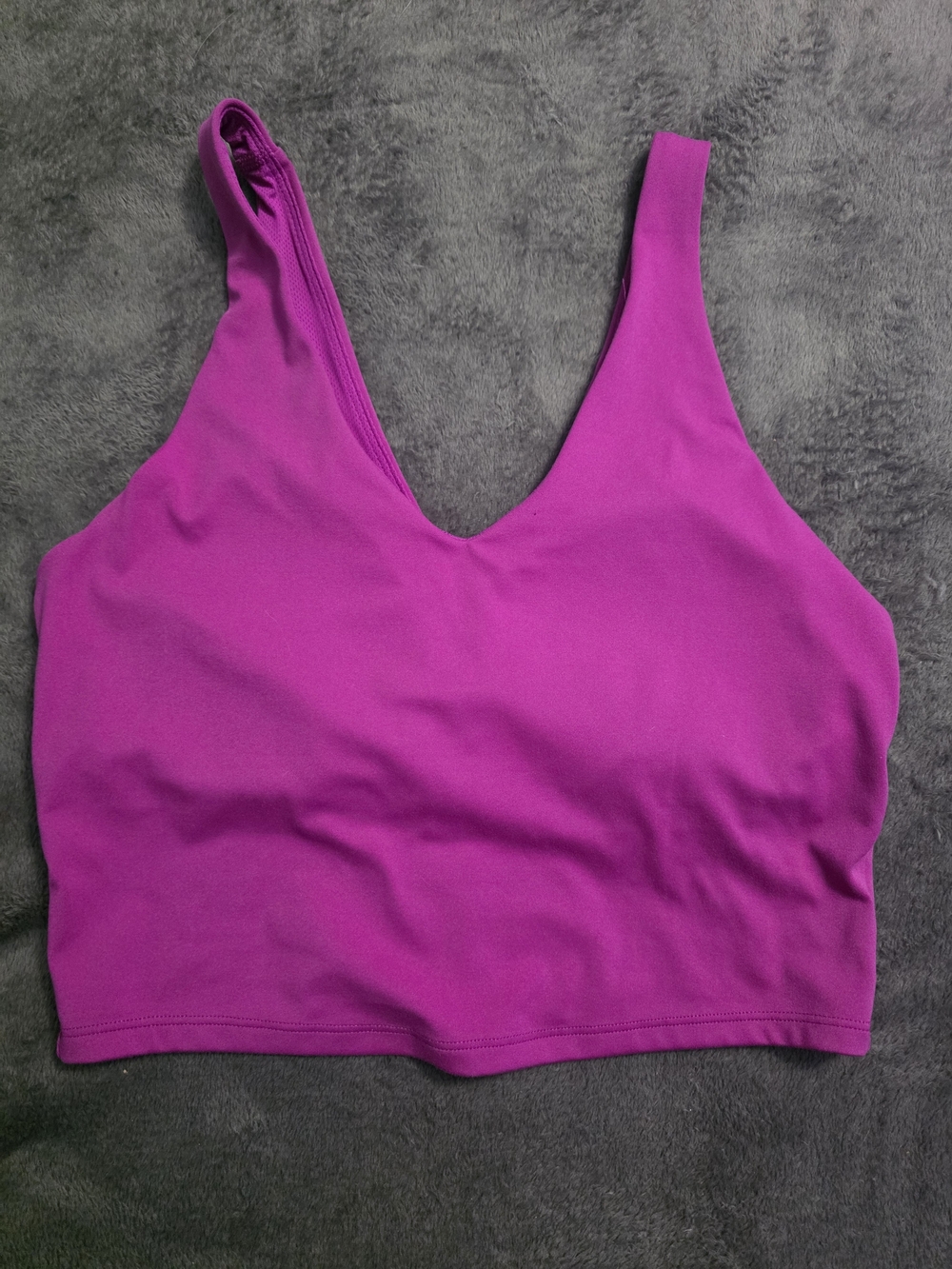 all in motion V-Neck Bralette Crop Top - Magenta